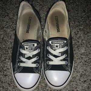 Converse ballet slip on black size 6 US